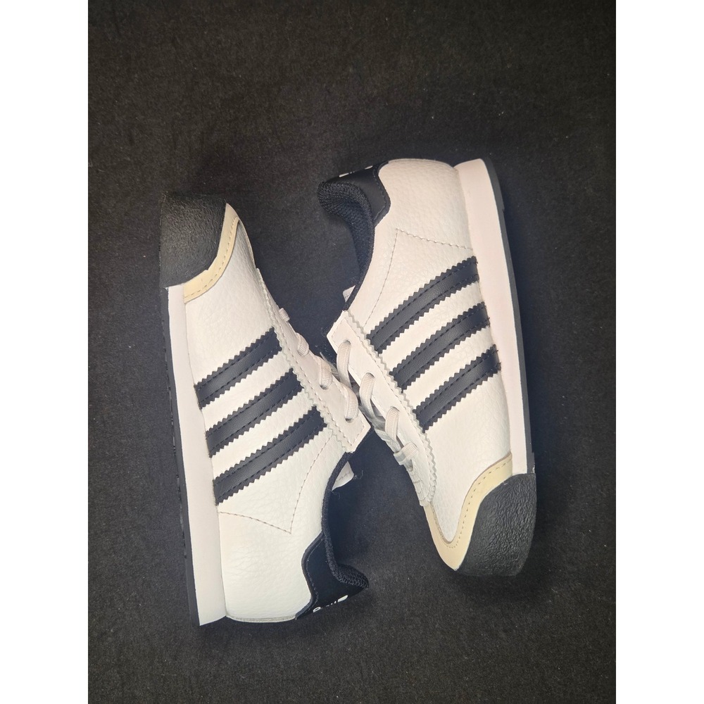Adidas Originals Rom White Black Kids Sneakers FW3671 Size 8K